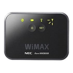 ���{�d�C ���o�C��WiMAX���[�^ AtermWM3600R �u���b�N PA-WM3600R(AT)B