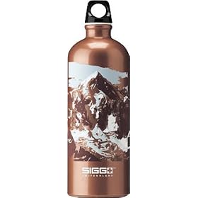 Oval 0.6 Liter Water Bottle - Color: Black with Cup