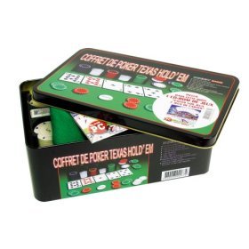  COFFRET DE POKER TEXAS HOLD'EM