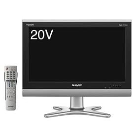 SHARP AQUOS 20V�^ �n��EBS�E110�xCS�f�W�^���n�C�r�W�����t���e���r LC-20E5-B �u���b�N
