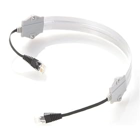 ELECOM CAT5E���������ܗpLAN�P�[�u��(���O�Ή���)0.5m LD-VAPF/SV05