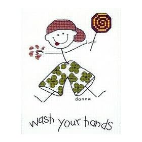 �N���X�X�e�b�`��Calico Crossroads�}�āuWash Your Hands�v
