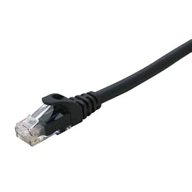 PLANEX 10�M�K�r�b�gLAN�P�[�u�� (�c���܂�h�~�J�o�[�t) �u���b�N 10m CNT6A-10-BK
