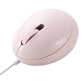 ELECOM USB 3�{�^�� ���w���}�E�XEGG MOUSE (�s���N) M-EGURPN