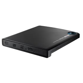 I-O DATA �o�X�p���[�Ή��|�[�^�u��DVD�h���C�u �u���b�N���f�� DVRP-UN8X3BK