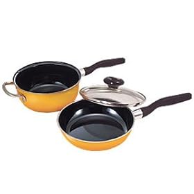 【クリックで詳細表示】silit silargan ガラス蓋付newシングルセット イエロー 117091