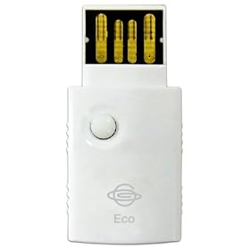 PLANEX 11n/g/b�Ή� WPS�{�^������ 300Mbps�n�C�p���[����LAN USB�A�_�v�^ GW-USEco300