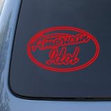  AMERICAN IDOL - Vinyl Car Decal Sticker #A1578 | Vinyl Color: Red