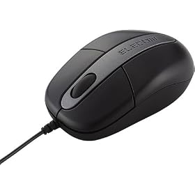 ELECOM USB&PS/2�ڑ��z�C-���t���w���}�E�X �u���b�N M-M1UP2RBK
