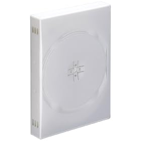 ���A�X DVD�P�[�X 8�����[ x 5�Z�b�g �z���C�g DVD-NA001-5W