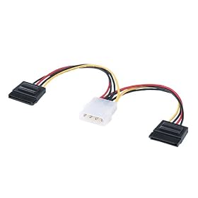 SANWA SUPPLY �V���A��ATA�d���P�[�u�� 0.16m  TK-PWSATA3