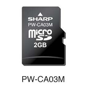 �V���[�v �d�q����SHARP(Brain)�Ή��ǉ��R���e���c�y�}�C�N��SD�Łz���ꎫ���J�[�h PW-CA03M