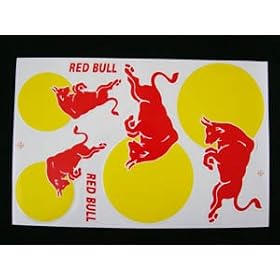�ySTICKER�z��l�C!!!RED�@BULL�i���b�h�E�u���j�X�e�b�J�[�iL�j-RD4