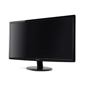 acer S�V���[�Y 23�C���`���C�hTFT���j�^ LED 1920x1080 D-Sub15pin DVI-D24pin(HDCP�Ή�) �X�s�[�J�[�Ȃ� ����� �u���b�N) S231HLBD