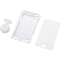 ELECOM 2010�N���� iPod touch�p �n�[�h�P�[�X(�t���ی�t�B�����A�X�^���h�A�N�Z�T���t��) �N���A AVA-T10PCCR