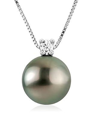 Pearl Addict Halskette rhodiniertes Silber 925