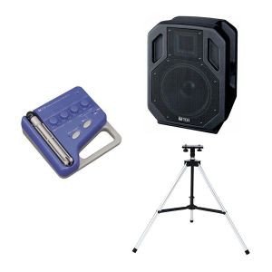 TOA ワイヤレスアンプ・ワイヤレスマイクセット KZ-100WS×1 KZ-100ST×1 WM-1510×1