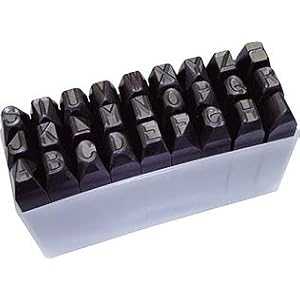 【クリックで詳細表示】TRUSCO 逆英字刻印セット1.5mm