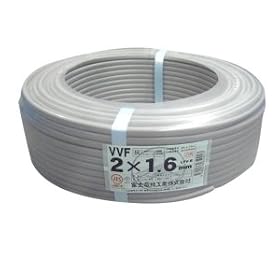 �x�m�d�� VVF�P�[�u�� 1.6mm�~2�S 100m�� (�D�F) VVF1.6mm�~2C�~100m