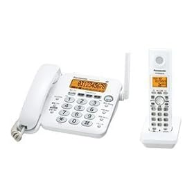 Panasonic �f�W�^���R�[�h���X�d�b�@ �z���C�g �q�@1��^�C�v VE-GP24DL-W