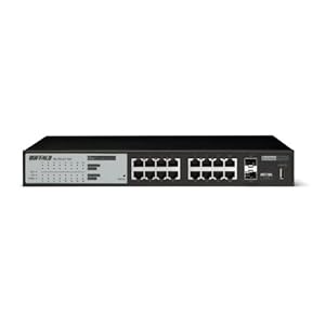 【クリックで詳細表示】BUFFALO 法人向けレイヤー2WebスマートGigaスイッチHUB 16ポート BSL-WS-G2116M