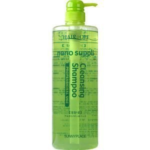 【クリックで詳細表示】サニープレイス ナノサプリ クレンジング シャンプー グリーンアップル 1L [cosme]