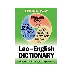 Lao-english English-lao Dictionary for English Speakers