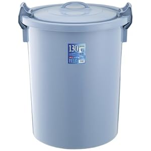 【クリックで詳細表示】ベルク 丸型ペール130G グリップタイプ【本体・蓋セット品】