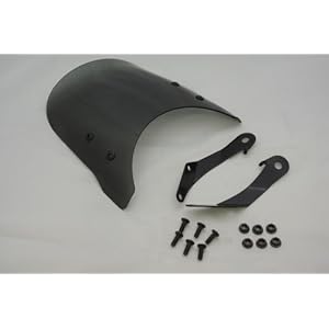 【クリックで詳細表示】汎用 メーターバイザー 風防 ws-01m スモーク