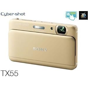 【クリックで詳細表示】SONY Cyber-shot TX55(1620万画素CMOS/光学x5) ゴールド