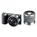 SONY �f�W�^�����J���� �� NEX-5N �_�u�������Y�L�b�g �u���b�N NEX-5ND/B