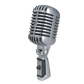 �V���A�[ �{�[�J���p�}�C�N���t�H��SHURE 55SH SILVER 2 �K�C�R�c�}�C�N 55SH SILVER 2