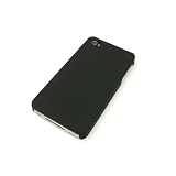 レイアウト iPhone4用ラバーコーティングシェルジャケット マットブラック RT-P3C4/B