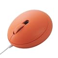 ELECOM USB 3�{�^�� ���w���}�E�XEGG MOUSE (�I�����W) M-EGURDR