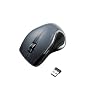 ELECOM ���C�����XBlueLED�}�E�X 5�{�^�� 2.4GHz  �}�C�N�����V�[�o�[ �u���b�N&hellip �G���R��
