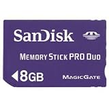  Sandisk Memory Stick PRO Duo 8GB SDMSPD-8192-P36