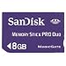 SANDISK PRO Duo SDMSPD-8192 8GB (8G) �������[�X�e�B�b�N PSP�Ή�