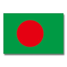 ���E�̍����|�X�g�J�[�h�V���[�Y ���A�W�A�� �o���O���f�V���l�����a�� Flags of the world POST CARD <Asia> People's Republic of Bangladesh