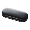 iBUFFALO USB2.0Hub�Z���t&�o�X�p���[4�|�[�g�u���b�N BSH4A01AV2BK