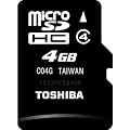 �V���i�� �y4GB�z ���� CLASS4�Ή� microSDHC�J�[�h �n�C�X�s�[�h�^�C�v SD-C04GR6W4