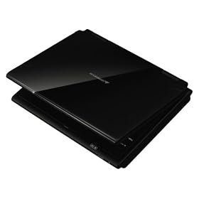 GREEN HOUSE 7�^���C�h�t�� �|�[�^�u��DVD�v���[���[ �u���b�N GHV-PDV740K