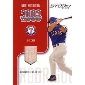 �C�o���E���h���Q�X�@Ivan�@Rodriguez 2003 Donruss StUpper Deckio Bat 300������