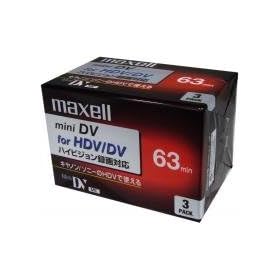 �����}�N�Z�� �n�C�r�W�����^��Ή� miniDV�J�Z�b�g 63�� 3���� DVM63HE.3P