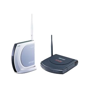 BUFFALO AirStation 11a&g&b ����LAN BroadBand���[�^ LAN�[�q�p�����q�@�Z�b�g WHR-AMPG/E