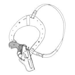 【クリックで詳細表示】Amazon.co.jp ｜ 【イーストA】革製シルエットホルスター・シルエットショルダー【S230】ブラック ｜ おもちゃ 通販