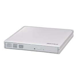 BUFFALO USB2.0�p �O�t���|�[�^�u��DVD�h���C�u DVSM-PN58U2V-WH