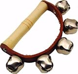  Basic Beat 5 Sleigh Bells on Wooden Handle