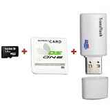  SuperCard DSone SDHC pour Nintendo DS / DS Lite incl. carte mémoire 1GB + 12 protection écran pour Nintendo DS lite