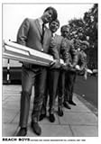  BEACH BOYS Outside EMI House Manchester Sq London November 1968 Poster Music