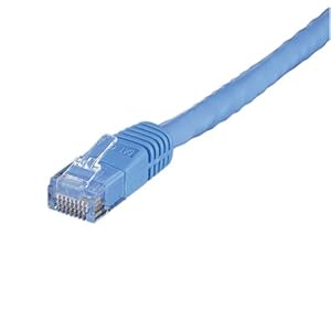 【クリックで詳細表示】iBUFFALO ストレートLANケーブル カテゴリ6E ブルー2M ETPC6E2BLA